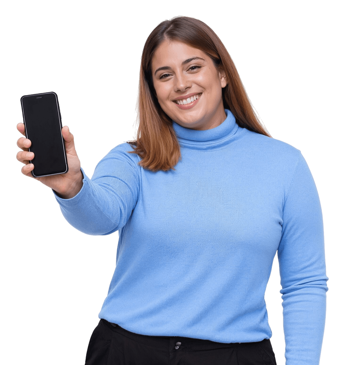 Support professional with phone